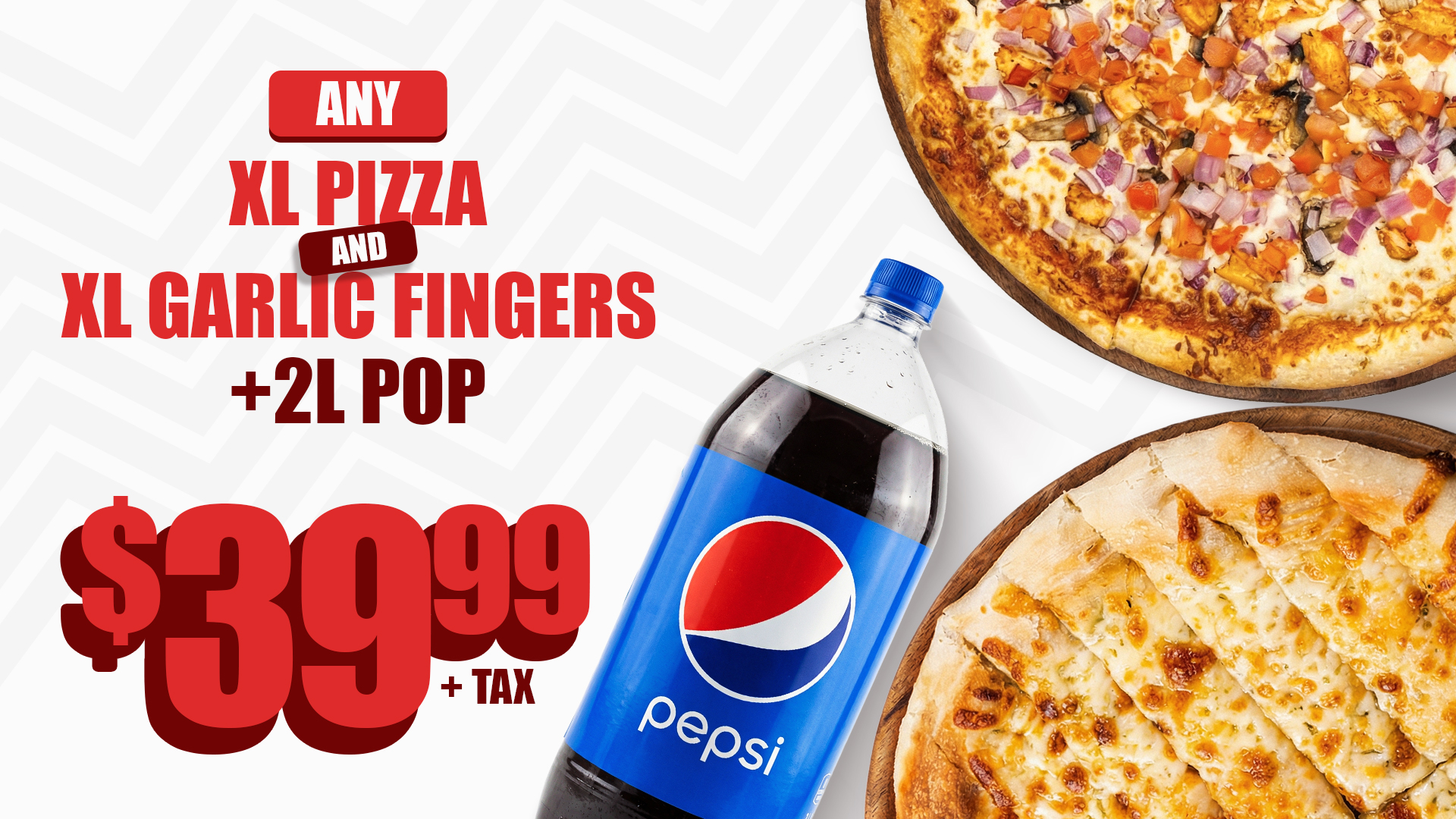 XL Pizza Combo Deal
