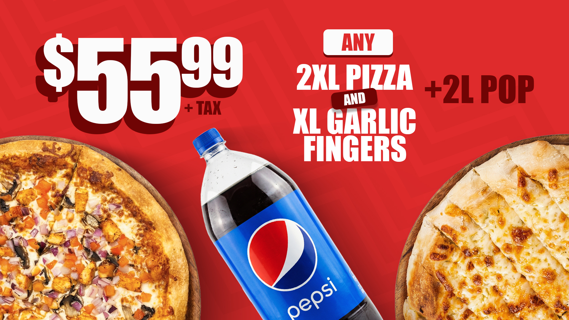 2XL Pizza Combo Deal